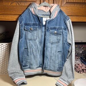 Urban Republic Blue and Gray Jean Jacket Classic Style